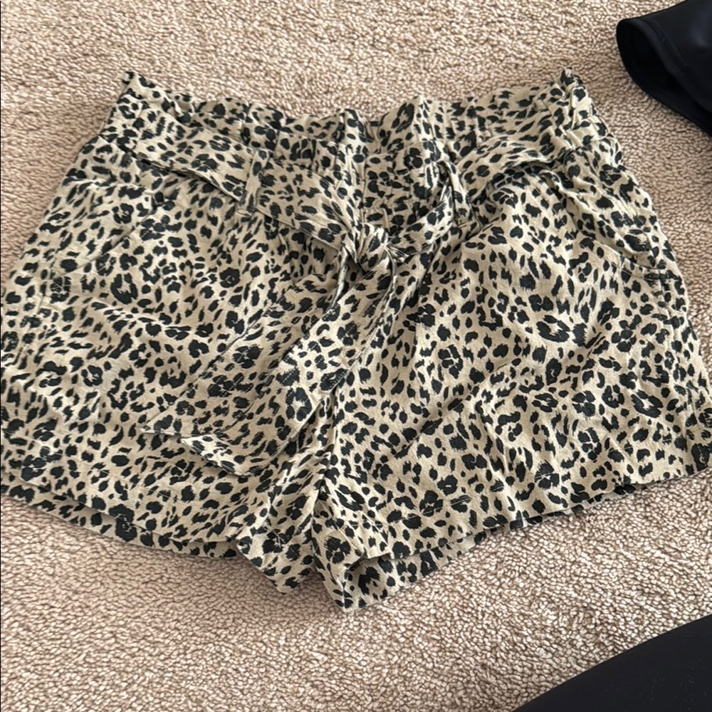 Leopard Print Women's Shorts